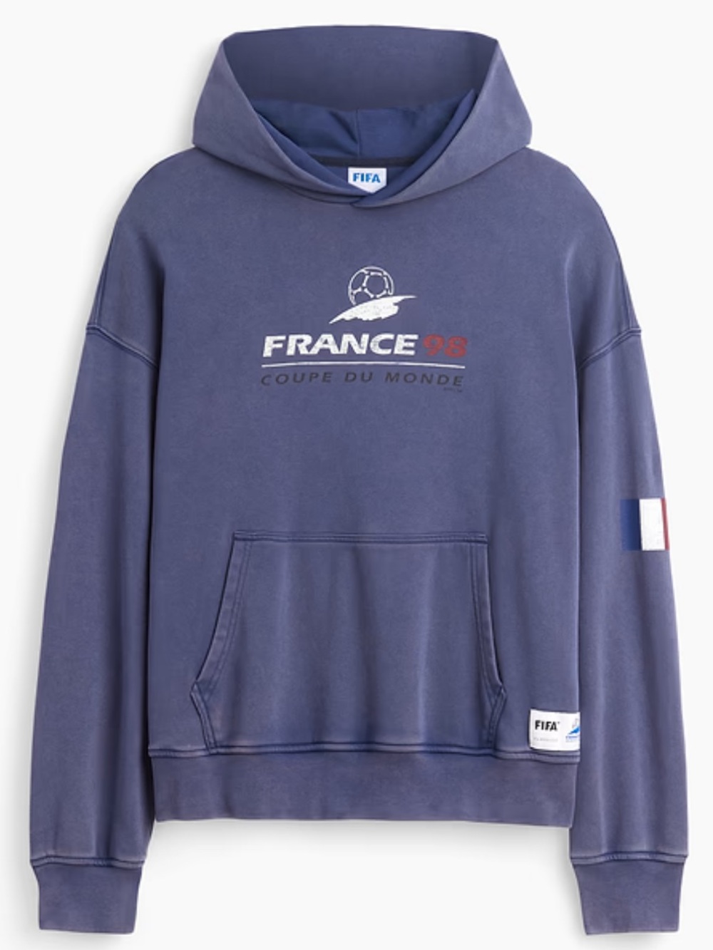 New! GAP ⚽️🥅🇫🇷France 98 Graphic Oversized Hoodie UNISEX size M - Picture 5 of 7